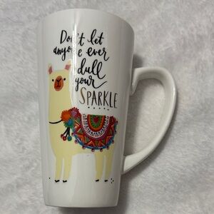 Natural life Llama Themed White Ceramic Mug